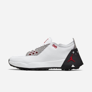 Chaussure De Golf Nike Jordan ADG 2 Blanche 2150-976 White/Black/Atmosphere Grey/University Red Homme | HJI-16954653